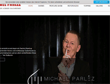 Tablet Screenshot of michaelparlez.de